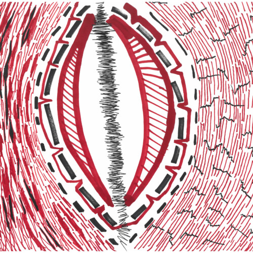 Der Verfallen des Schutzes. The disintegration of protection.