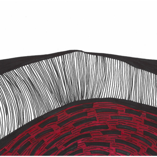 Ein blutiger Teich. A bloody pond.