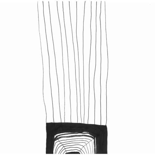 Ein freigehängter Angsttunelszugang. A freely hanging fear tunnel access.