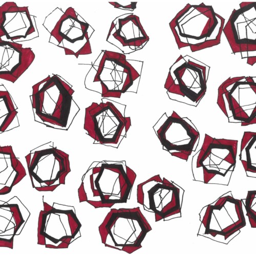 Freienstehende Gedanken. Freely emerging thoughts.