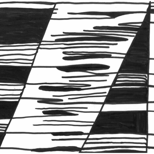 Sich niederdrückende Gegenstände. Objects pressing each other down.